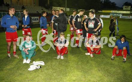 Fussball. OEFB Cupfinale. SV Feldkirchen gegen SV Horn. Enttaeuschung (Feldkirchen). Feldkirchen, am 26.5.2008.
Copyright Kuess

---
pressefotos, pressefotografie, kuess, qs, qspictures, sport, bild, bilder, bilddatenbank