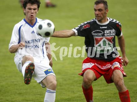 Fussball. OEFB Cupfinale. SV Feldkirchen gegen SV Horn. Klaus Rohseano (Feldkirchen), Sekic  Drazan (Horn). Feldkirchen, am 26.5.2008.
Copyright Kuess

---
pressefotos, pressefotografie, kuess, qs, qspictures, sport, bild, bilder, bilddatenbank