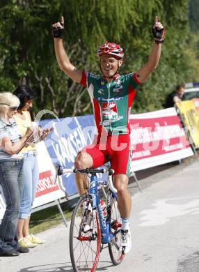 Radsport. 21. Voelkermarkter Radsporttage 2008. Bergrennen Diex. Sieger Stefan Rucker (Team Elk Haus Simplon/ Union Schrem). Voelkermarkt, 31.5.2008.
Copyright Kuess

---
pressefotos, pressefotografie, kuess, qs, qspictures, sport, bild, bilder, bilddatenbank