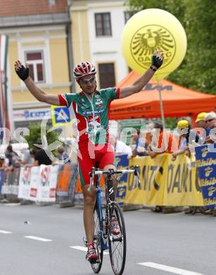 Radsport. 21. Voelkermarkter Radtage. Sieger Jan Valach (Team Elk Haus Simplon/Union Schrems). Voelkermarkt, am 1.6.2008.
Foto: Kuess
---
pressefotos, pressefotografie, kuess, qs, qspictures, sport, bild, bilder, bilddatenbank