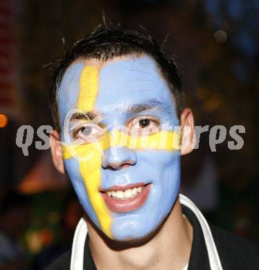 Fussball Europameisterschaft. EURO 2008. Schwedischer Fan. Klagenfurt, am 10.6.2008.
Foto: Kuess
---
pressefotos, pressefotografie, kuess, qs, qspictures, sport, bild, bilder, bilddatenbank