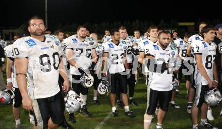 American Football. Austrian Bowl. Finale. Turek Graz Giants gegen Swarco Raiders Tirol. Enttaeuschung bei den Raiders.Wolfsberg, 27.6.2008.
Copyright: Kuess
Copyright Kuess

---
pressefotos, pressefotografie, kuess, qs, qspictures, sport, bild, bilder, bilddatenbank