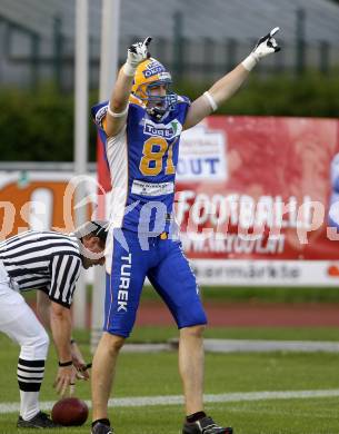 American Football. Austrian Bowl. Finale. Turek Graz Giants gegen Swarco Raiders Tirol. Biedenkapp Marc (Giants).Wolfsberg, 27.6.2008.
Copyright: Kuess

---
pressefotos, pressefotografie, kuess, qs, qspictures, sport, bild, bilder, bilddatenbank