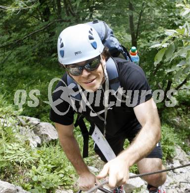 Fussball. SK Austria Kaernten. Teambuilding. Bergsteigen auf den Cellon. Wolfgang Mair. Koetschach/Mauthen, 28.6.2008.
Copyright: Kuess


---
pressefotos, pressefotografie, kuess, qs, qspictures, sport, bild, bilder, bilddatenbank