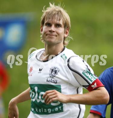 Fussball Testspiel. SK Austria Kaernten gegen Steaua Bukarest. Manuel Weber (Kaernten). Feldkirchen, am 2.7.2008.
Copyright: Kuess


---
pressefotos, pressefotografie, kuess, qs, qspictures, sport, bild, bilder, bilddatenbank