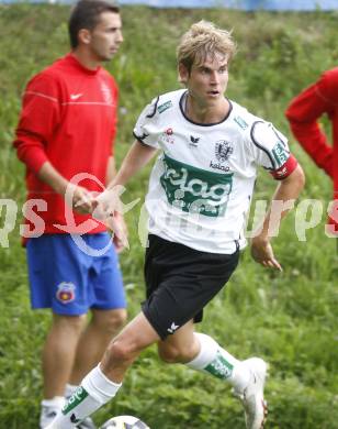 Fussball Testspiel. SK Austria Kaernten gegen Steaua Bukarest. Manuel Weber (Kaernten). Feldkirchen, am 2.7.2008.
Copyright: Kuess


---
pressefotos, pressefotografie, kuess, qs, qspictures, sport, bild, bilder, bilddatenbank