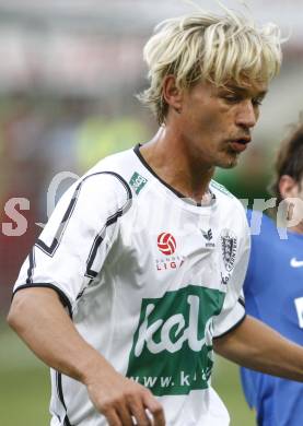 Fussball Testspiel. SK Austria Kaernten gegen Steaua Bukarest. Gerhard Breitenberger (Kaernten). Feldkirchen, am 2.7.2008.
Copyright: Kuess


---
pressefotos, pressefotografie, kuess, qs, qspictures, sport, bild, bilder, bilddatenbank