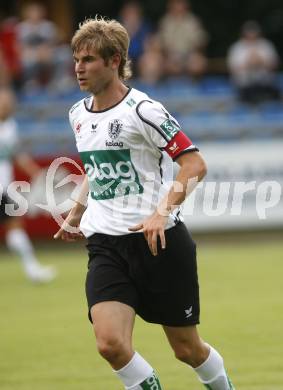 Fussball Testspiel. SK Austria Kaernten gegen Steaua Bukarest. Manuel Weber (Kaernten). Feldkirchen, am 2.7.2008.
Copyright: Kuess


---
pressefotos, pressefotografie, kuess, qs, qspictures, sport, bild, bilder, bilddatenbank