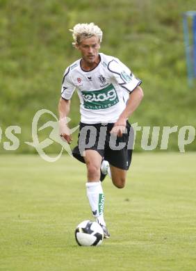 Fussball Testspiel. SK Austria Kaernten gegen Steaua Bukarest. Gerhard Breitenberger (Kaernten). Feldkirchen, am 2.7.2008.
Copyright: Kuess


---
pressefotos, pressefotografie, kuess, qs, qspictures, sport, bild, bilder, bilddatenbank