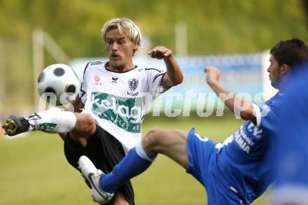 Fussball Testspiel. SK Austria Kaernten gegen MTK Budapest. Gerhard Breitenberger (Kaernten) Velden, am 12.7.2008.
Foto: Kuess




---
pressefotos, pressefotografie, kuess, qs, qspictures, sport, bild, bilder, bilddatenbank