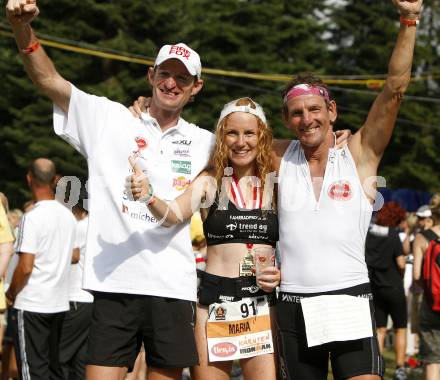 Ironman Austria. Schwimmen, Radfahren, Laufen: Hannes Hempel, Marlies Penker, Guenther Mirnig. Klagenfurt, am 13.7.2008.
Copyright Kuess

---
pressefotos, pressefotografie, kuess, qs, qspictures, sport, bild, bilder, bilddatenbank