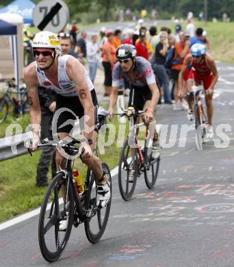 Ironman Austria. Schwimmen, Radfahren, Laufen. Hannes Hempel (AUT). Klagenfurt, am 13.7.2008.
Copyright Kuess

---
pressefotos, pressefotografie, kuess, qs, qspictures, sport, bild, bilder, bilddatenbank