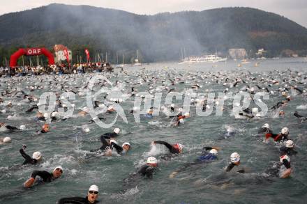 Ironman Austria. Schwimmen, Radfahren, Laufen. Start. Klagenfurt, am 13.7.2008.
Copyright Kuess

---
pressefotos, pressefotografie, kuess, qs, qspictures, sport, bild, bilder, bilddatenbank