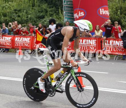 Ironman Austria. Schwimmen, Radfahren, Laufen. Marino Vanhoenacker (BEL). Klagenfurt, am 13.7.2008.
Copyright Kuess

---
pressefotos, pressefotografie, kuess, qs, qspictures, sport, bild, bilder, bilddatenbank