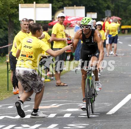 Ironman Austria. Schwimmen, Radfahren, Laufen. Marino Vanhoenacker (BEL). Klagenfurt, am 13.7.2008.
Copyright Kuess

---
pressefotos, pressefotografie, kuess, qs, qspictures, sport, bild, bilder, bilddatenbank