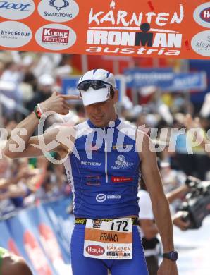 Ironman Austria. Schwimmen, Radfahren, Laufen. Franci Silc (SLO). Klagenfurt, am 13.7.2008.
Copyright Kuess

---
pressefotos, pressefotografie, kuess, qs, qspictures, sport, bild, bilder, bilddatenbank