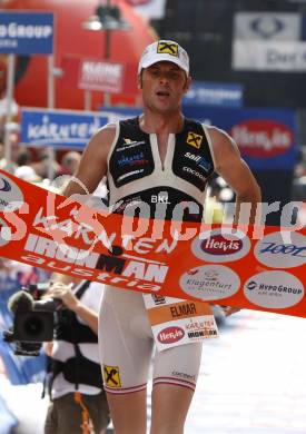 Ironman Austria. Schwimmen, Radfahren, Laufen. Elmar Schuberth (AUT). Klagenfurt, am 13.7.2008.
Copyright Kuess

---
pressefotos, pressefotografie, kuess, qs, qspictures, sport, bild, bilder, bilddatenbank