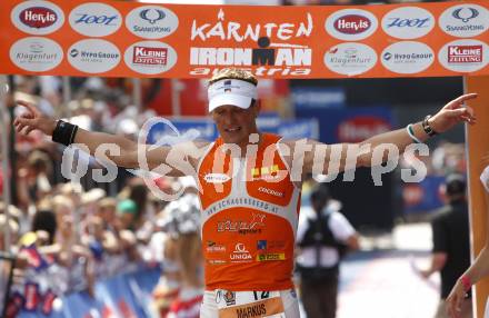 Ironman Austria. Schwimmen, Radfahren, Laufen. Markus Strini (AUT). Klagenfurt, am 13.7.2008.
Copyright Kuess

---
pressefotos, pressefotografie, kuess, qs, qspictures, sport, bild, bilder, bilddatenbank