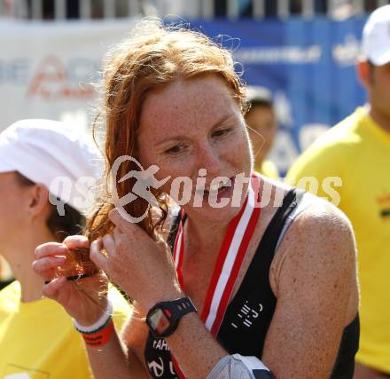 Ironman Austria. Schwimmen, Radfahren, Laufen. Maria Marlies Penker (AUT). Klagenfurt, am 13.7.2008.
Copyright Kuess

---
pressefotos, pressefotografie, kuess, qs, qspictures, sport, bild, bilder, bilddatenbank