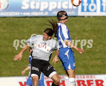 Fussball. Testspiel. FC St. Veit gegen Wigan Athletic. Scharner Paul (Wigan), Bostjan Grizold (St. Veit). St. Veit, 19.7.2008
Copyright Kuess

---
pressefotos, pressefotografie, kuess, qs, qspictures, sport, bild, bilder, bilddatenbank