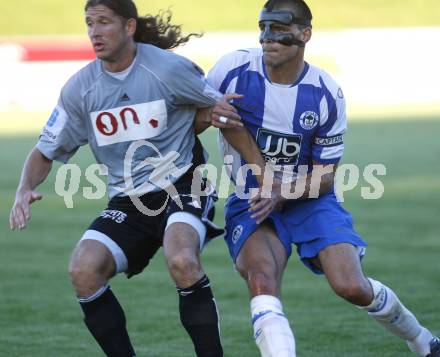 Fussball. Testspiel. FC St. Veit gegen Wigan Athletic. Scharner Paul (Wigan), Bostjan Grizold (St. Veit). St. Veit, 19.7.2008
Copyright Kuess

---
pressefotos, pressefotografie, kuess, qs, qspictures, sport, bild, bilder, bilddatenbank