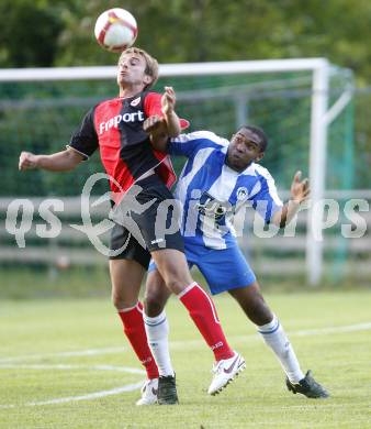 Fussball. Testspiel. Eintrach Frankfurt gegen Wigan Athletic. Faton Toski (Eintracht), Wilson Palacios (Wigan). Bad Bleiberg, am 22.7.2008
Copyright Kuess

---
pressefotos, pressefotografie, kuess, qs, qspictures, sport, bild, bilder, bilddatenbank