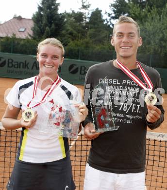 Tennis. Oesterreichische Meisterschaft. Tina Schiechtl, Andreas Haider-Maurer. Villach, am 26.7.2008
Copyright Kuess

---
pressefotos, pressefotografie, kuess, qs, qspictures, sport, bild, bilder, bilddatenbank