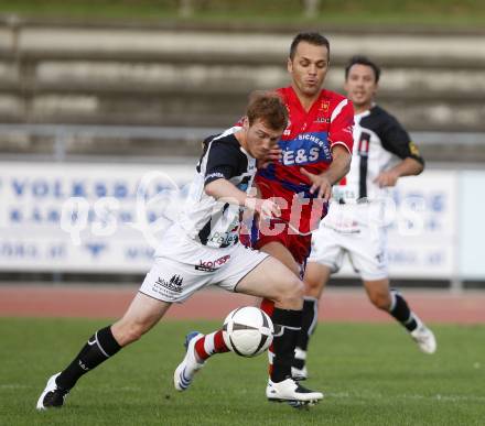 Fussball. OEFB-CUP.  SK WAC/St. Andrae gegen SAK Klagenfurt. Mathias Berchtold (St.Andrae), Goran Jolic (SAK). Wolfsberg, am 25.7.2008
Copyright Kuess

---
pressefotos, pressefotografie, kuess, qs, qspictures, sport, bild, bilder, bilddatenbank