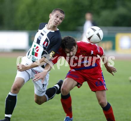 Fussball. OEFB-CUP.  SK WAC/St. Andrae gegen SAK Klagenfurt. Stefan Korepp (St.Andrae), Christian Hutter (SAK). Wolfsberg, am 25.7.2008
Copyright Kuess

---
pressefotos, pressefotografie, kuess, qs, qspictures, sport, bild, bilder, bilddatenbank