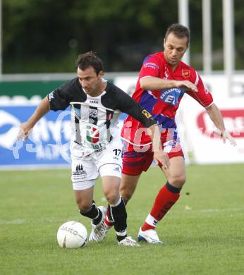 Fussball. OEFB-CUP.  SK WAC/St. Andrae gegen SAK Klagenfurt. Juergen Saler (St.Andrae), Goran Jolic (SAK). Wolfsberg, am 25.7.2008
Copyright Kuess

---
pressefotos, pressefotografie, kuess, qs, qspictures, sport, bild, bilder, bilddatenbank