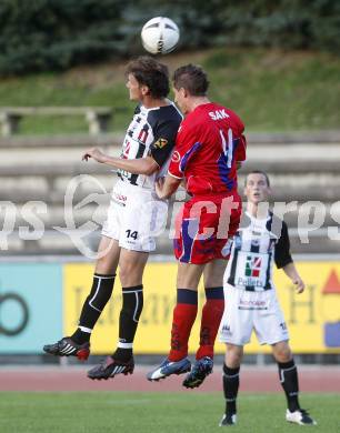 Fussball. OEFB-CUP.  SK WAC/St. Andrae gegen SAK Klagenfurt. Zeljko Simic (St.Andrae), Claus Neidhardt (SAK). Wolfsberg, am 25.7.2008
Copyright Kuess

---
pressefotos, pressefotografie, kuess, qs, qspictures, sport, bild, bilder, bilddatenbank