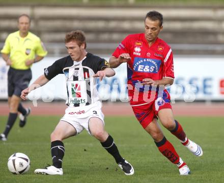 Fussball. OEFB-CUP.  SK WAC/St. Andrae gegen SAK Klagenfurt. Matthias Berchtold (St.Andrae), Goran Jolic (SAK). Wolfsberg, am 25.7.2008
Copyright Kuess

---
pressefotos, pressefotografie, kuess, qs, qspictures, sport, bild, bilder, bilddatenbank