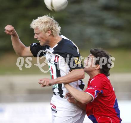 Fussball. OEFB-CUP.  SK WAC/St. Andrae gegen SAK Klagenfurt. David Witteveen (St.Andrae), Christian Hutter (SAK). Wolfsberg, am 25.7.2008
Copyright Kuess

---
pressefotos, pressefotografie, kuess, qs, qspictures, sport, bild, bilder, bilddatenbank