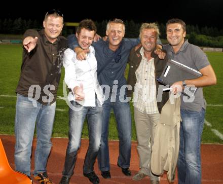 Fussball. OEFB-CUP.  SK WAC/St. Andrae gegen SAK Klagenfurt. Franz und Marco Wieser, Marian Velik, Goran Lucic (SAK). Wolfsberg, am 25.7.2008
Copyright Kuess

---
pressefotos, pressefotografie, kuess, qs, qspictures, sport, bild, bilder, bilddatenbank