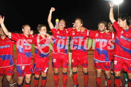 Fussball. OEFB-CUP.  SK WAC/St. Andrae gegen SAK Klagenfurt. Jubel (SAK). Wolfsberg, am 25.7.2008
Copyright Kuess

---
pressefotos, pressefotografie, kuess, qs, qspictures, sport, bild, bilder, bilddatenbank