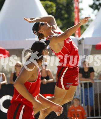 Beach Volleyball. Grand Slam 2008.  HUPFER Daniel, SCHROFFENEGGER Paul (AUT).Klagenfurt, 30.7.2008.
Copyright Kuess

---
pressefotos, pressefotografie, kuess, qs, qspictures, sport, bild, bilder, bilddatenbank