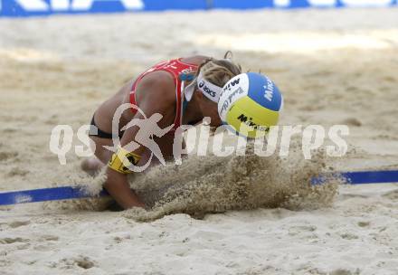 Beachvolleyball. Grand Slam 2008. SCHWAIGER Stefanie (AUT). Klagenfurt, 30.7.2008.
Copyright Kuess

---
pressefotos, pressefotografie, kuess, qs, qspictures, sport, bild, bilder, bilddatenbank