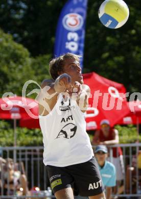 Beach Volleyball. Grand Slam 2008. Schnell Manuel, Leeb Michael (AUT). Klagenfurt, 30.7.2008.
Copyright Kuess

---
pressefotos, pressefotografie, kuess, qs, qspictures, sport, bild, bilder, bilddatenbank