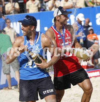 Beachvolleyball. Grand Slam 2008. KOLODINSKY Igor (RUS), METZGER Stein (USA). 
Klagenfurt,3.8.2008.
Copyright Kuess

---
pressefotos, pressefotografie, kuess, qs, qspictures, sport, bild, bilder, bilddatenbank