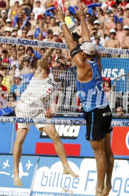 Beachvolleyball. Grand Slam 2008. Peter Gartmayer (AUT). Klagenfurt, 31.7.2008.
Copyright Kuess

---
pressefotos, pressefotografie, kuess, qs, qspictures, sport, bild, bilder, bilddatenbank