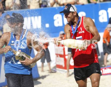 Beachvolleyball. Grand Slam 2008. KOLODINSKY Igor (RUS), METZGER Stein (USA). 
Klagenfurt,3.8.2008.
Copyright Kuess

---
pressefotos, pressefotografie, kuess, qs, qspictures, sport, bild, bilder, bilddatenbank