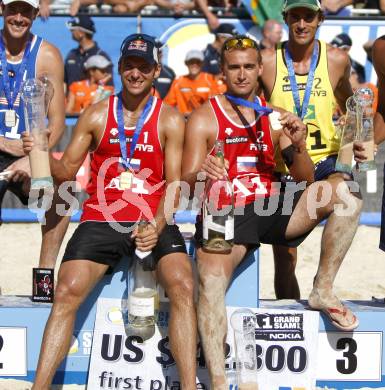 Beachvolleyball. Grand Slam 2008. KOLODINSKY Igor, BARSOUK Dmitri (RUS). 
Klagenfurt,3.8.2008.
Copyright Kuess

---
pressefotos, pressefotografie, kuess, qs, qspictures, sport, bild, bilder, bilddatenbank