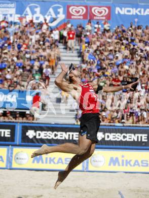 Beachvolleyball. Grand Slam 2008. KOLODINSKY Igor,  (RUS). 
Klagenfurt,3.8.2008.
Copyright Kuess

---
pressefotos, pressefotografie, kuess, qs, qspictures, sport, bild, bilder, bilddatenbank