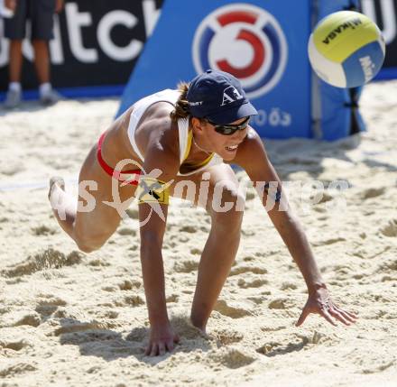 Beachvolleyball. Grand Slam 2008.  Schwaiger Doris (AUT). Klagenfurt, 1.8.2008.
Copyright Kuess

---
pressefotos, pressefotografie, kuess, qs, qspictures, sport, bild, bilder, bilddatenbank