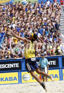 Beachvolleyball. Grand Slam 2008. COSTA SANTOS Ricardo,  (BRA). Klagenfurt, 3.8.2008.
Copyright Kuess

---
pressefotos, pressefotografie, kuess, qs, qspictures, sport, bild, bilder, bilddatenbank