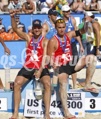 Beachvolleyball. Grand Slam 2008. KOLODINSKY Igor, BARSOUK Dmitri (RUS). 
Klagenfurt,3.8.2008.
Copyright Kuess

---
pressefotos, pressefotografie, kuess, qs, qspictures, sport, bild, bilder, bilddatenbank