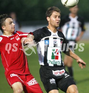 Fussball Regionalliga. WAC/St. Andrae gegen GAK. Gernot Rainer (WAC), Christian Deutschmann (GAK). Wolfsberg, am 1.8.2008.
Foto: Kuess

---
pressefotos, pressefotografie, kuess, qs, qspictures, sport, bild, bilder, bilddatenbank