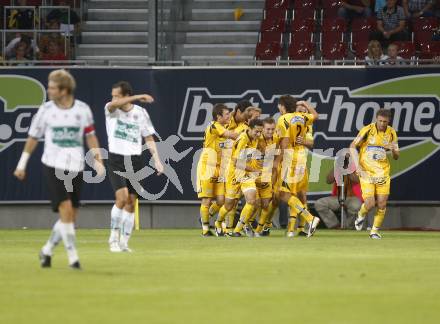 Fussball tipp3 Bundesliga. SK Austria Kaernten gegen SK Sturm Graz. Jubel Graz.
Copyright Kuess

---
pressefotos, pressefotografie, kuess, qs, qspictures, sport, bild, bilder, bilddatenbank