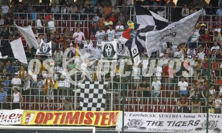 Fussball tipp3 Bundesliga. SK Austria Kaernten gegen SK Sturm Graz. Fansektor Austria Kaernten. Klagenfurt, am 6.8.2008.
Foto: Kuess

---
pressefotos, pressefotografie, kuess, qs, qspictures, sport, bild, bilder, bilddatenbank
