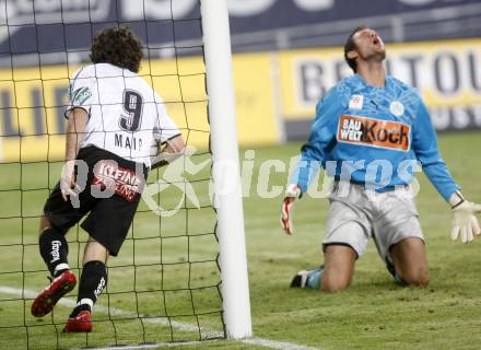 Fussball tipp3 Bundesliga. SK Austria Kaernten gegen Mattersburg. 2:0 durch Mair Wolfgang (Kaernten). Klagenfurt, 9.8.2008
Copyright Kuess

---
pressefotos, pressefotografie, kuess, qs, qspictures, sport, bild, bilder, bilddatenbank